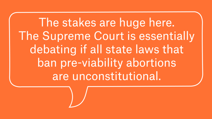 Worum geht es bei der entscheidung des obersten gerichtshofs, einen fall anzuhören, der roe v. Wade in frage stellt? 1 worum-geht-es-bei-der-entscheidung-des-obersten-gerichtshofs,-einen-fall-anzuhoeren,-der-roe-v.-wade-in-frage-stellt?